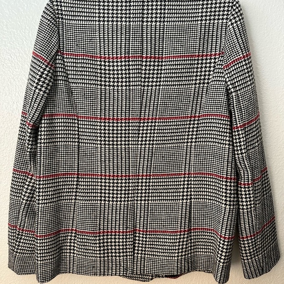 FOREVER 21 Printed Houndstooth Blazer Black And White Medium BNWT - Picture 3 of 7
